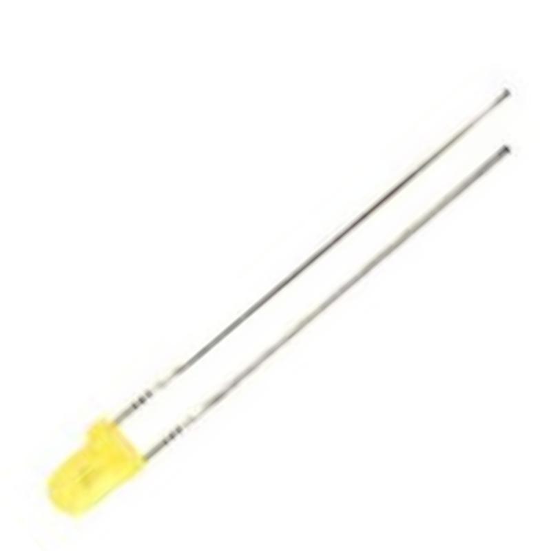3mm Yellow LED Miniature Pack x10