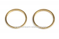 MSS Mamod Loco Spares - Brass Porthole Eye Rings (2)
