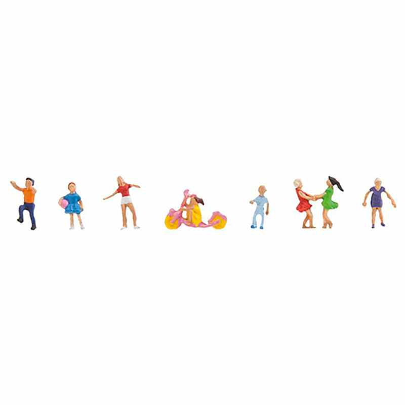 Faller N Scale 155338 Children Playing (8) Figure Set