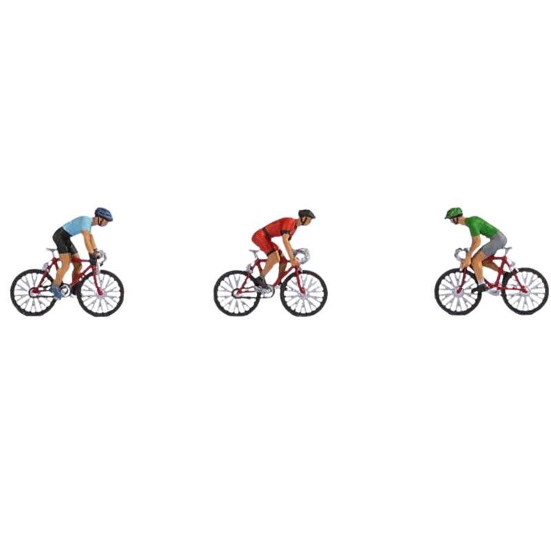 Noch HO/OO Racing Cyclists (3) Figure Set