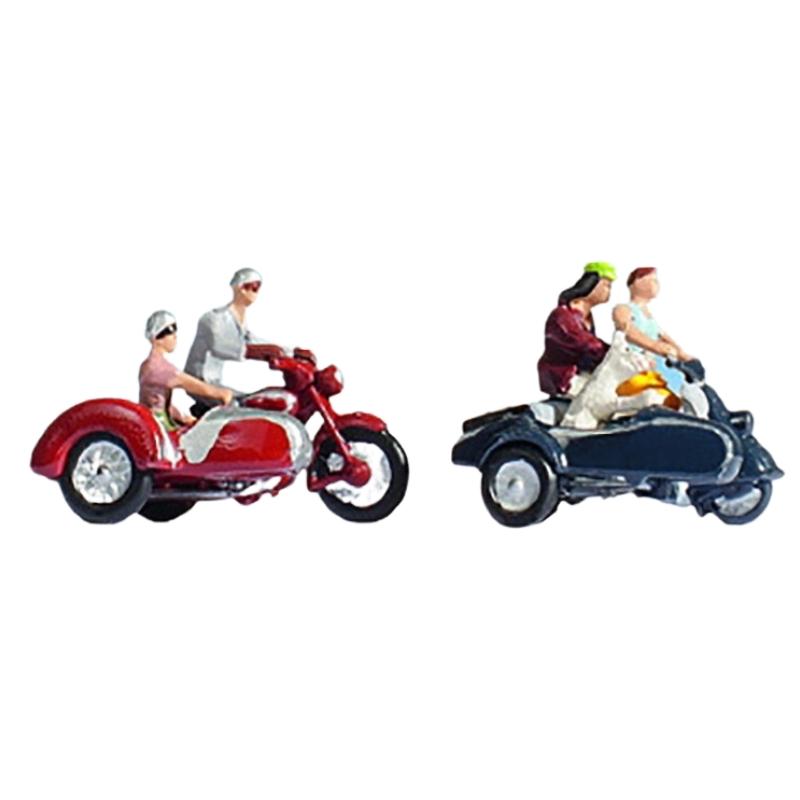 Noch HO/OO 15905 Motorcyclists (2x2) Figure Set