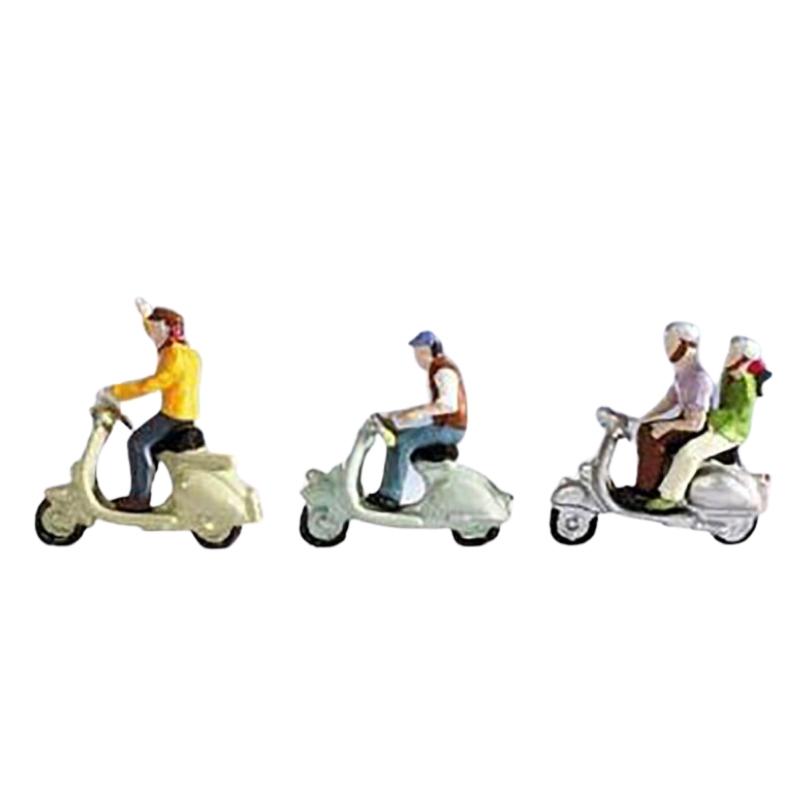 OO Gauge Noch  Scooter Riders (3) Figure Set
