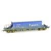 EFE Rail OO Gauge E87025 JIA Nacco Wagon Imerys Blue [W - light]