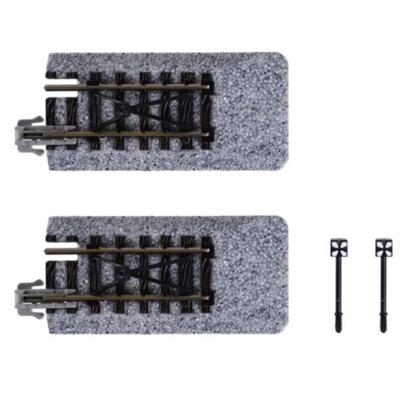 Unitrack (S50B-C) Straight Track with Buffer Stop 50mm 2pcs Unitrack (S50B-C) Straight Track with Buffer Stop 50mm 2pcs