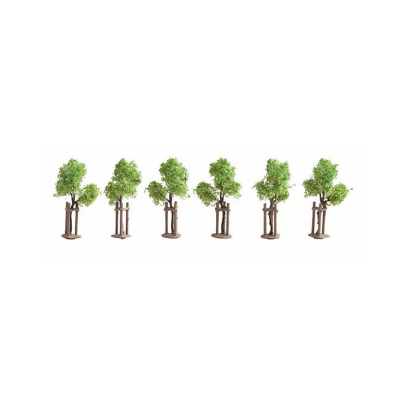Noch HO Scale Saplings 4cm with Tree Props (6)