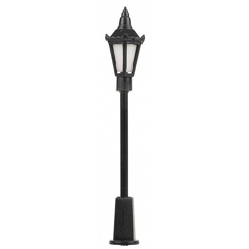 Faller N Gauge LED Hexagonal Park Lamp with Decorative Crown