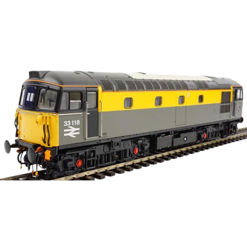 Heljan OO Gauge Class 33 118 BR Civil Engineers Grey/Yellow