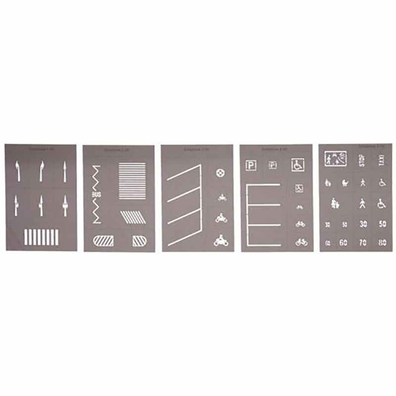 Noch N Gauge Street Marking Templates (5)