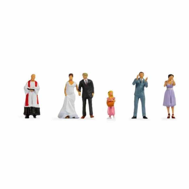 Noch N Gauge Wedding Figures (6) Figure Set