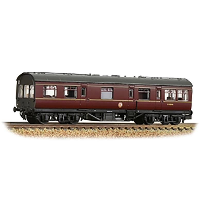 Graham Farish N Gauge LMS 50ft Inspection Saloon BR Maroon (Black Ends)