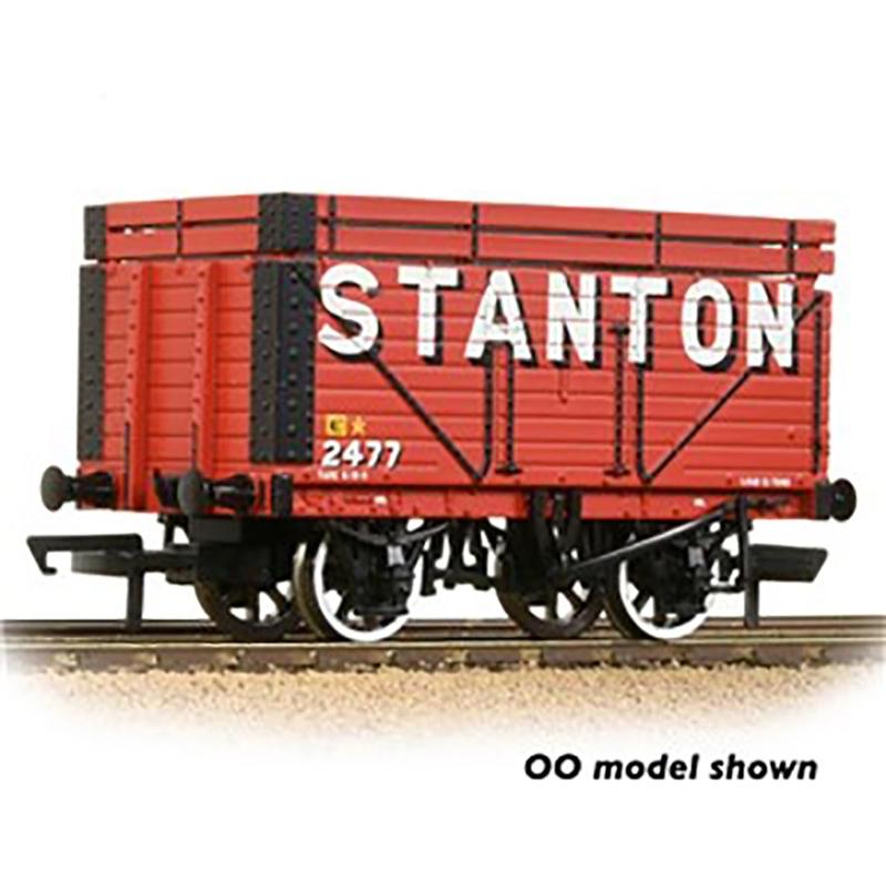 Graham Farish N Gauge 8 Plank Wagon Coke Rails 'Stanton' Red