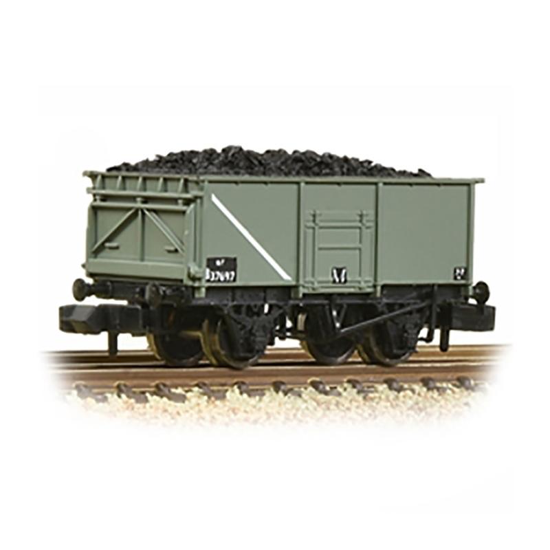 Graham Farish N Gauge BR 16T Steel Mineral Wagon BR Grey (Early)