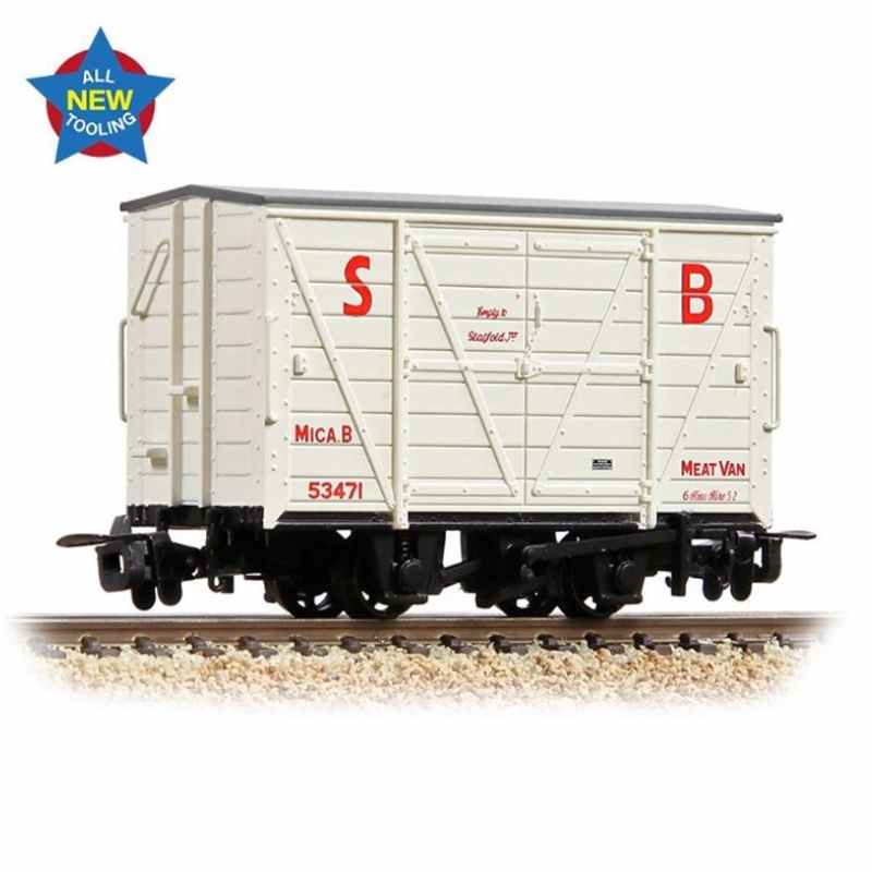 Bachmann Narrow Gauge OO-9 RNAD Van Statfold Barn Railway White 'MICA B'