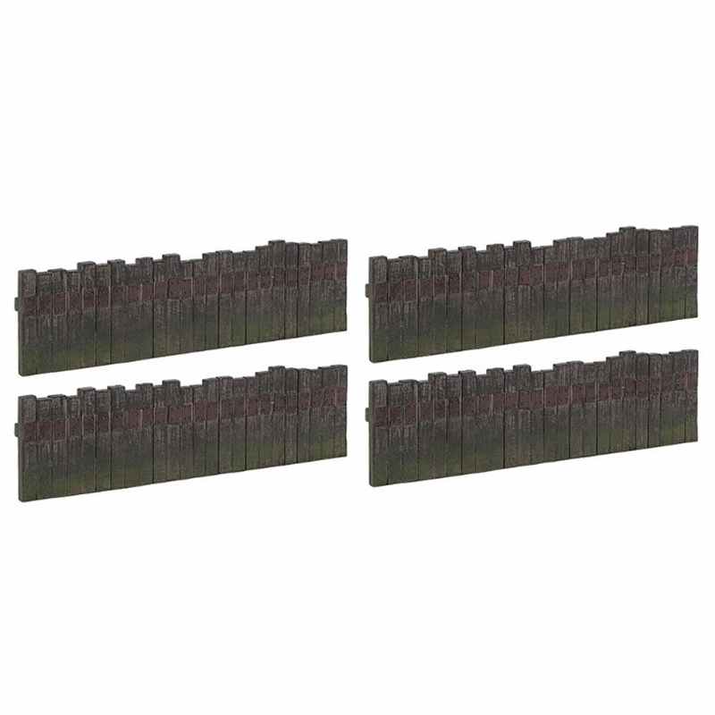 Graham Farish Screnecraft N Gauge Sleeper Built Fencing (x4)