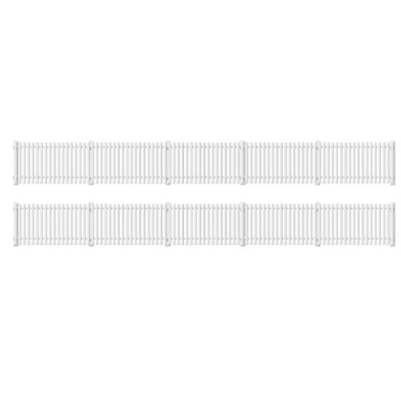 OO Gauge GWR Station Fencing, White