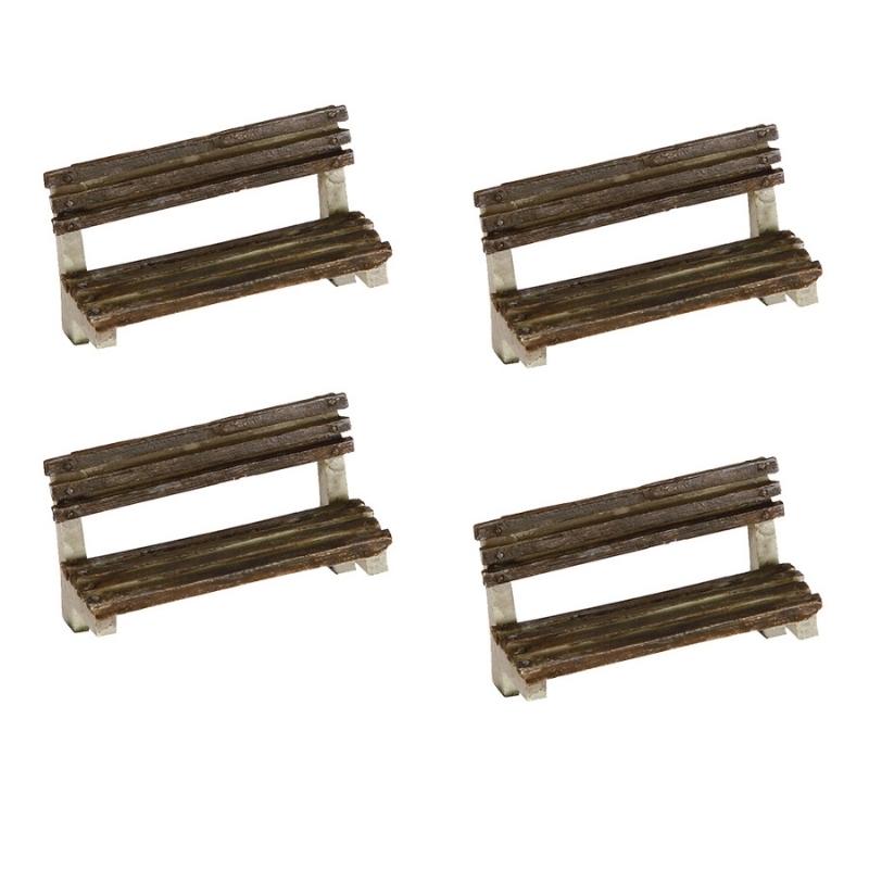 Bachmann OO Gauge Benches (x4)