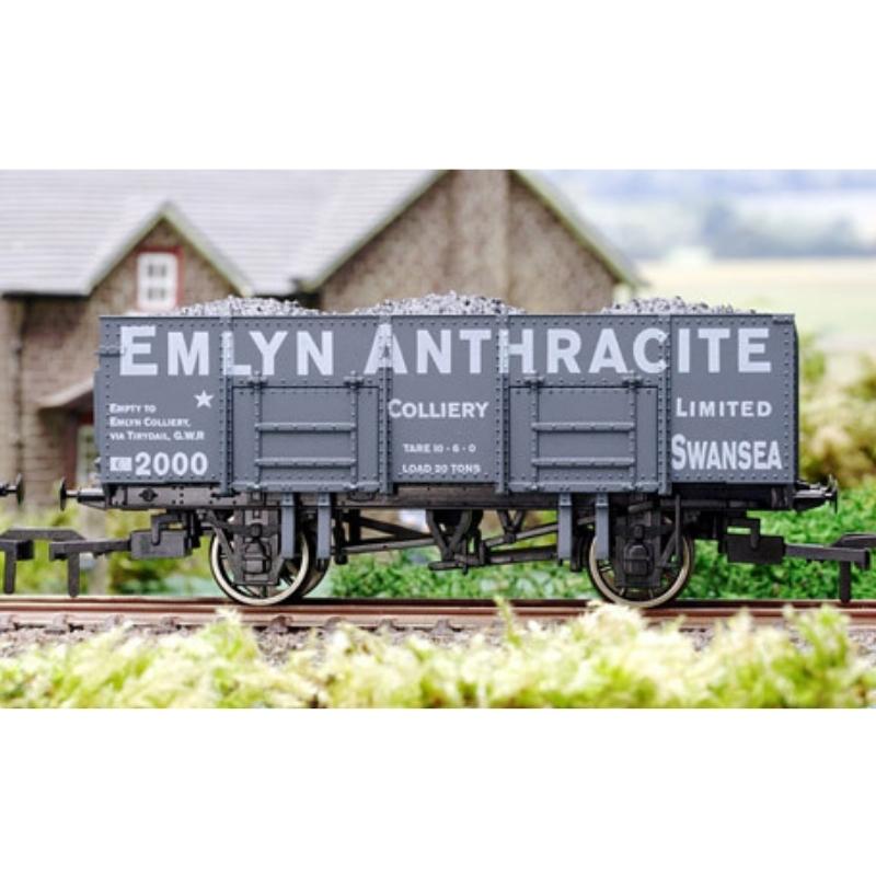 Dapol OO Gauge 20t Steel Mineral Wagon Emlyn Anthracite