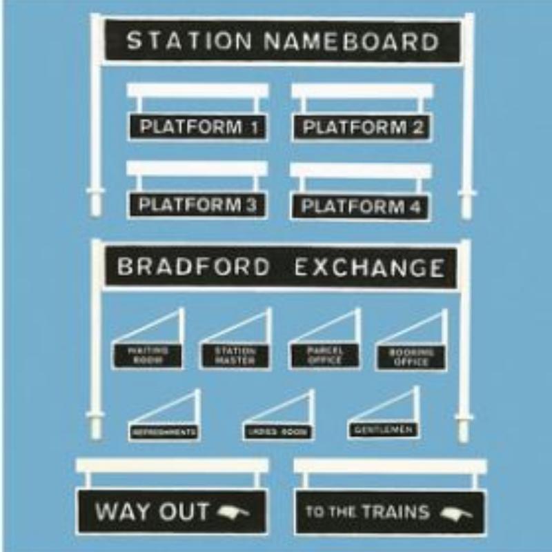 OO Gauge Station Nameboards and Platform Signs