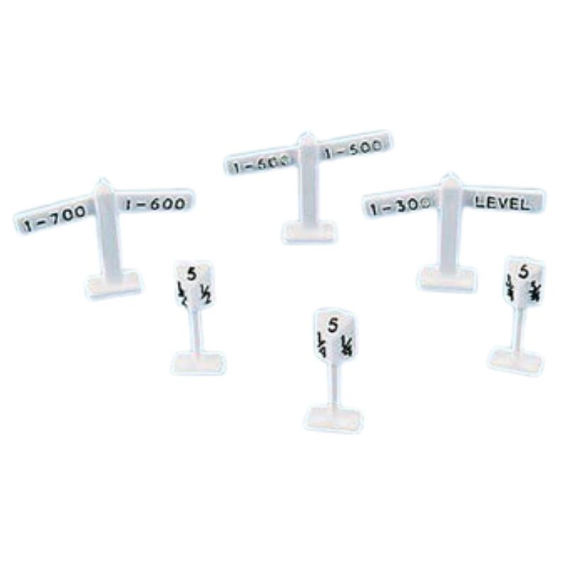 Level Signs & Mileposts Level Signs & Mileposts