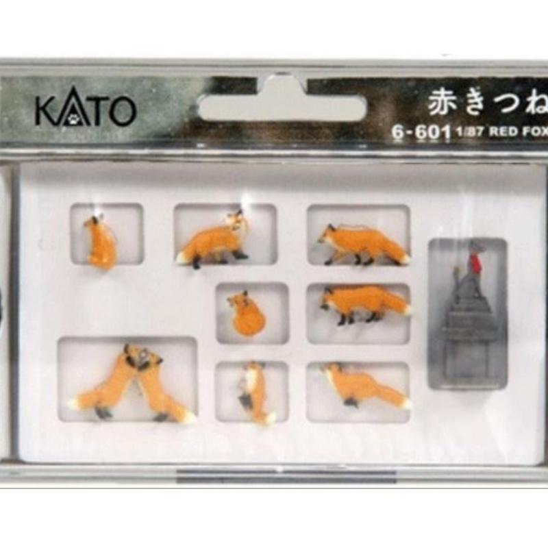 KATO HO Gauge Red Foxes (9) Figure Set