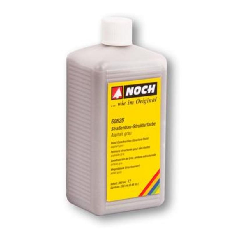 Noch 60825 Road Construction Asphalt Grey Structure Paint (250ml)