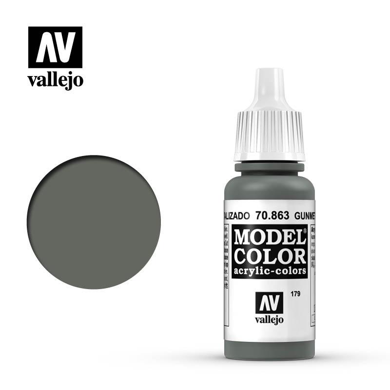 Vallejo Model Color Gunmetal Grey