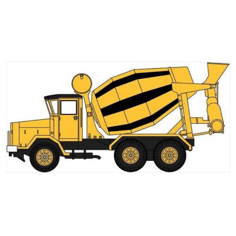 OO Gauge Oxford Diecast  AEC 690 Cement Mixer Yellow/Black