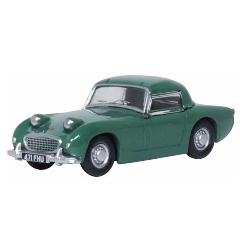 OO Gauge Oxford Diecast Austin Healey Frogeye Sprite Leaf Green