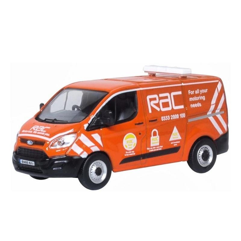 OO Gauge Oxford Diecast Ford Transit Custom RAC