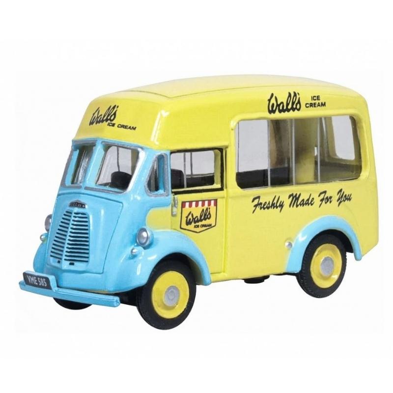 OO Gauge Oxford Diecast Morris J Type Ice Cream Van Walls