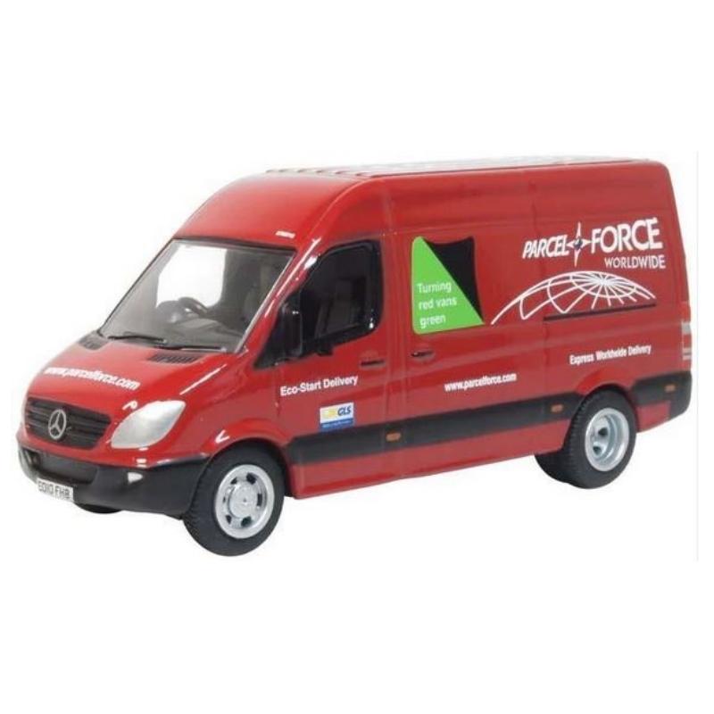 OO Gauge Oxford Diecast Mercedes Sprinter Parcelforce