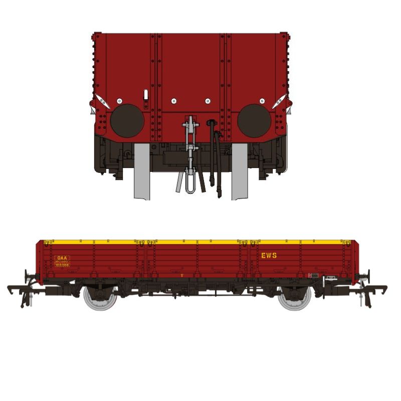 Rapido OO Gauge OAA No. 100088, EWS maroon