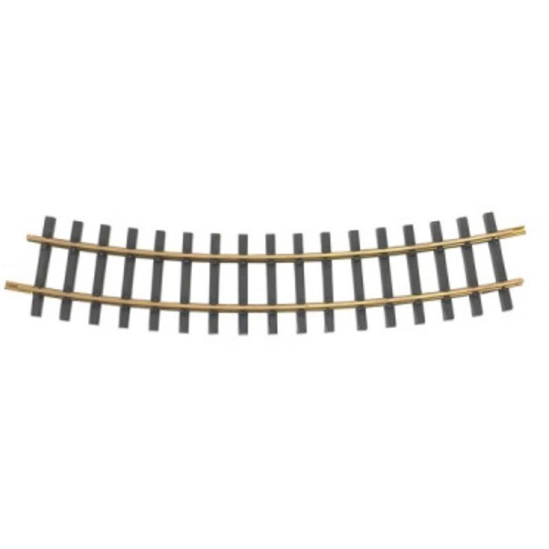 Bachmann G Scale Brass 5' Diameter Curved Track (12 pack)