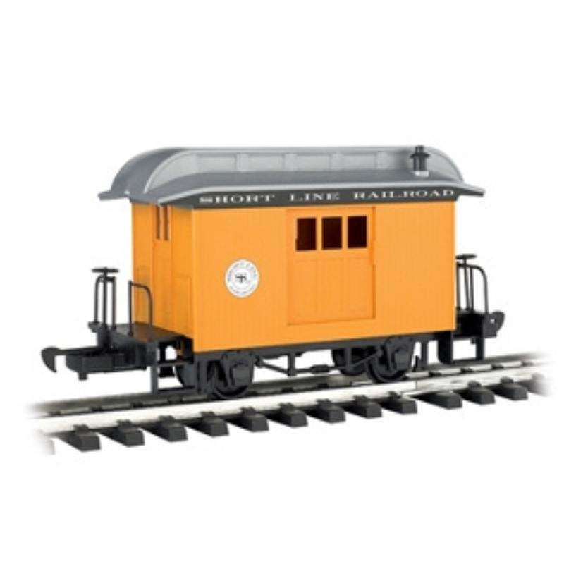 Li'l Big Haulers - Baggage Short Line Railroad Yellow w/Silver Roof