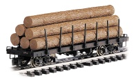G' Flat Wagon with Logs - Big Haulers