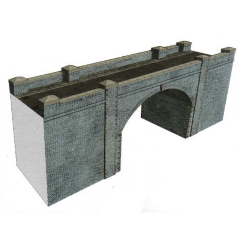 OO Gauge Superquick A15 Blue Brick Bridge/Tunnel Entrance Card Kit