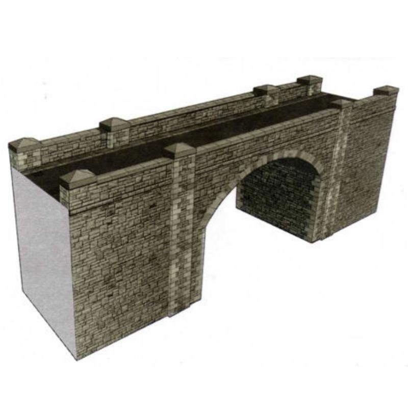 OO Gauge Superquick A16 Stone Bridge/Tunnel Entrance Card Kit