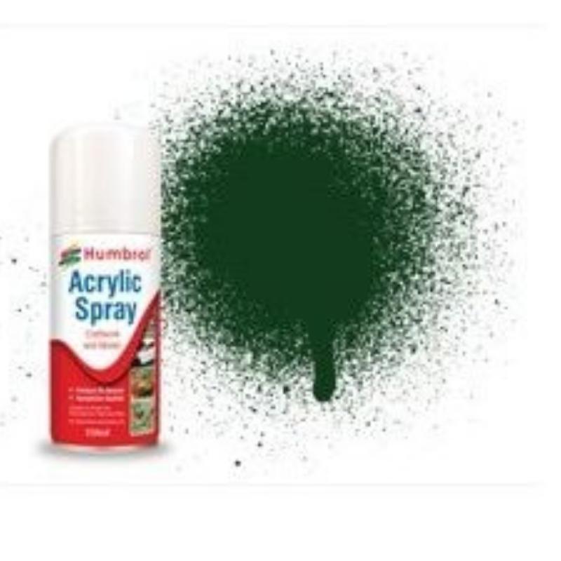 Humbrol No 3 Brunswick Green Gloss - 150ml Acrylic Spray Paint