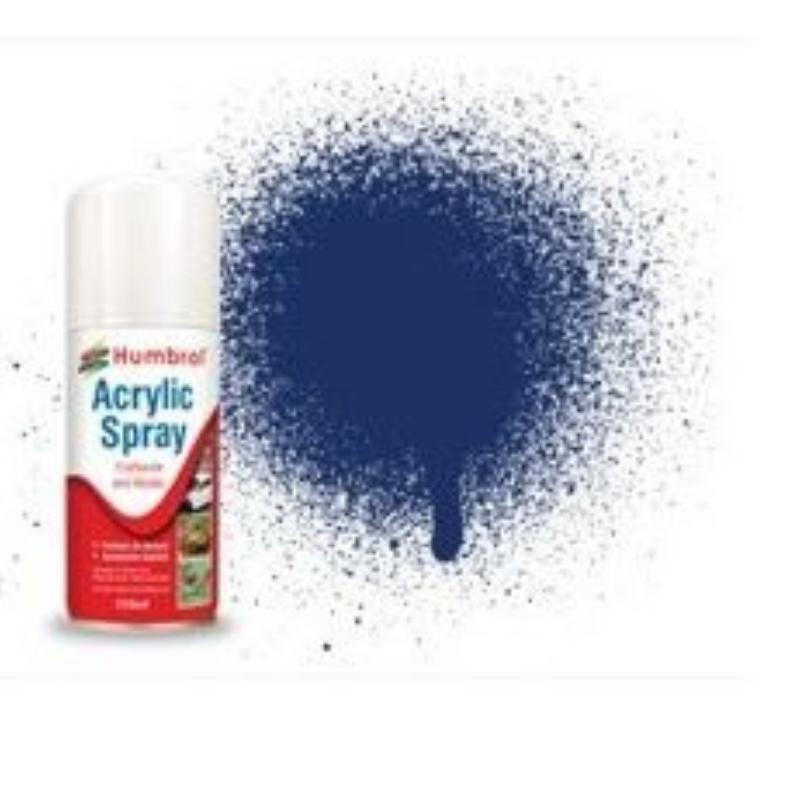 Humbrol No 15 Midnight Blue Gloss - 150ml Acrylic Spray Paint