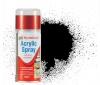 Humbrol No 21 Black Gloss - 150ml Acrylic Spray Paint
