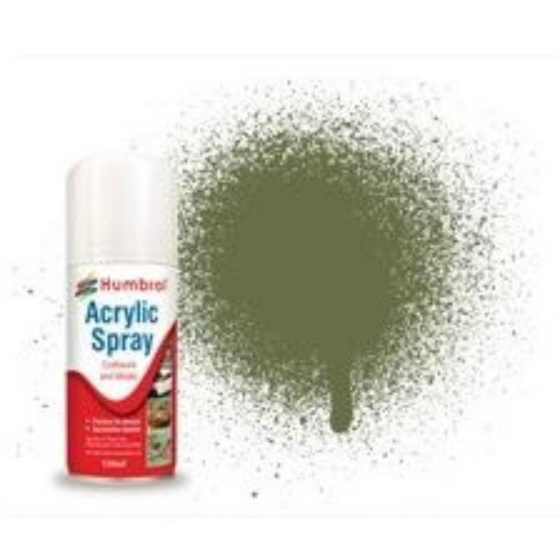 Humbrol No   80 Grass Green Matt - 150ml Acrylic Spray Paint