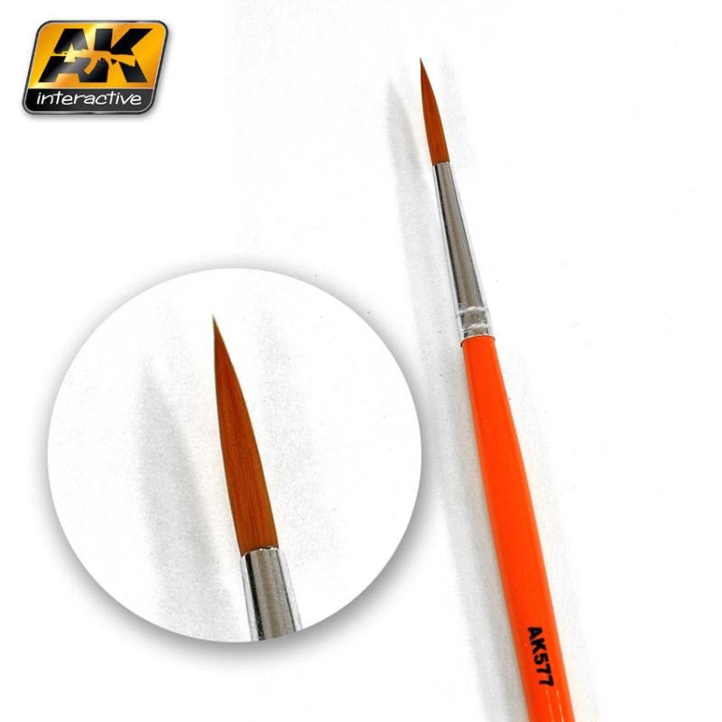 AK Interactive Brushes - Weathering Brush Fine Long