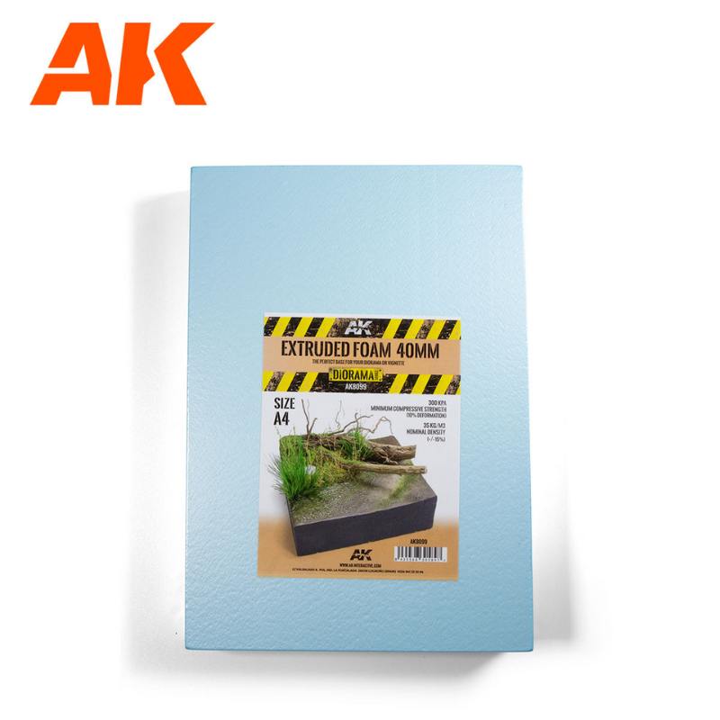 AK Interactive - Extruded Foam 40mm A4 Size