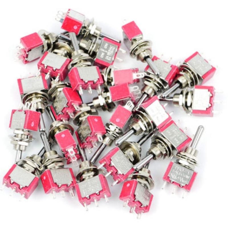 SPDT (Momentary) Mini-Toggle Point Motor Switches (25)