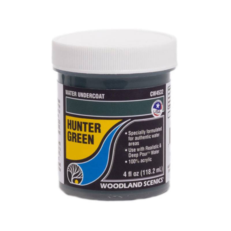 Woodland Scenics Hunter Green Water Undercoat