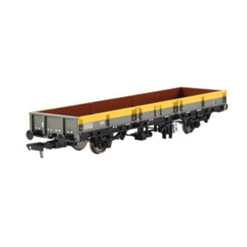 EFE Rail OO Gauge BR ZAA 'Pike' Open Wagon BR Engineers Grey & Yellow