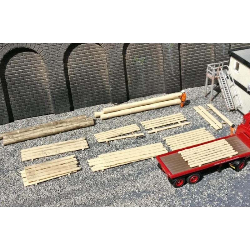 OO Gauge Gaugemaster Assorted Timber Set