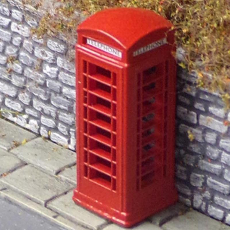 Gaugemaster OO Gauge Telephone Box (Pre-Built)