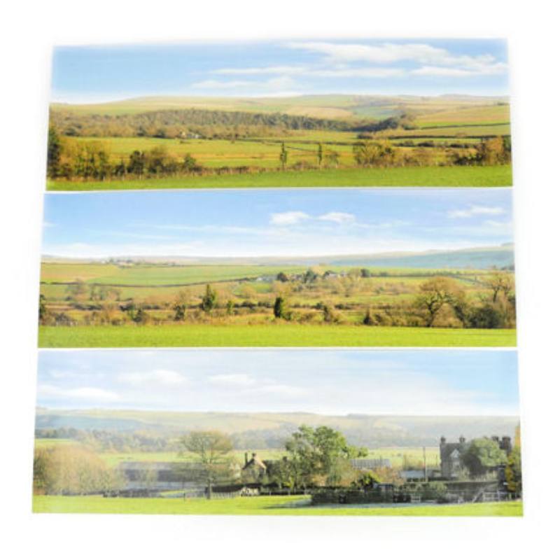 Gaugemaster GM702 Countryside Large Photo Backscene (2744x304mm)