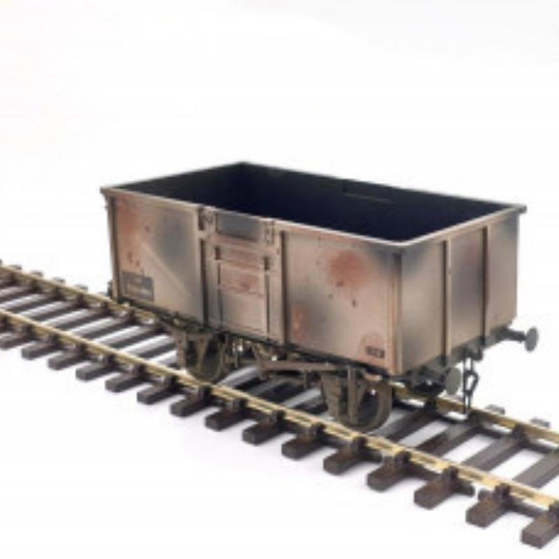 Gaugemaster O Gauge 16t Mineral Wagon BR Grey 266950 Weathered